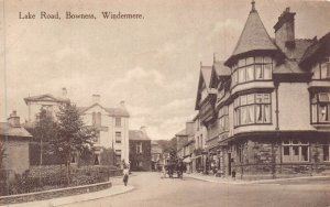 WINDERMERE CUMBRIA ENGLAND~LAKE ROAD BOWNESS-STOREFRONTS~PHOTO POSTCARD