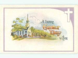 Divided-Back EASTER SCENE Great Postcard AA1275