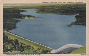 Oklahoma Greenleaf Lake and Dam Near Muskogee Curteich