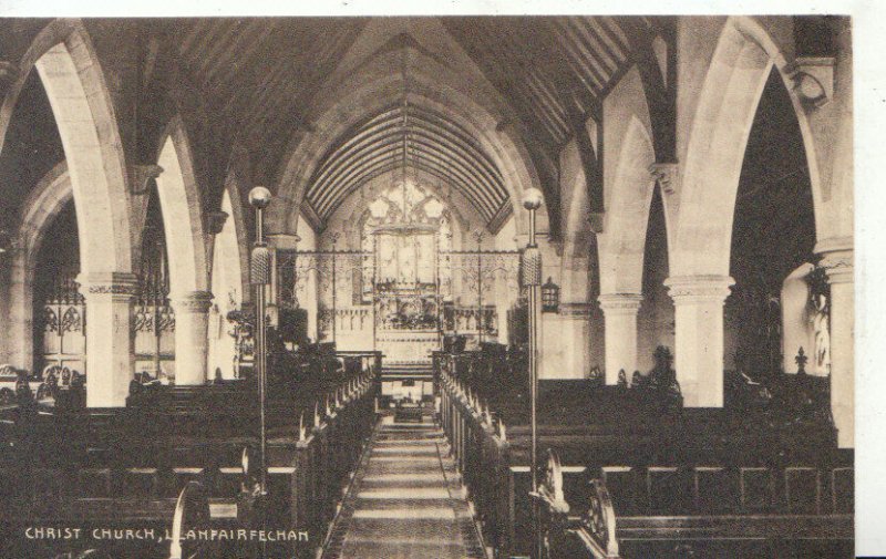 Wales Postcard - Christ Church - Llanfairfechan - Caernarvonshire - Ref TZ2168