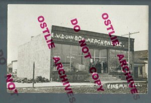 Kinsman ILLINOIS RPPC c1910 GENERAL STORE nr Ottawa Streator Morris Dwight