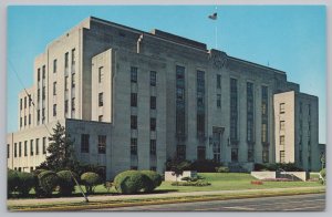 Decatur & Macon County Court House Exterior~Illinois~Plastichrome~Vintage PC