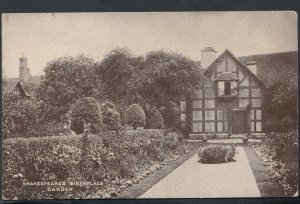 Warwickshire Postcard - Shakespeare's Birthplace, Garden, Stratford RS13005