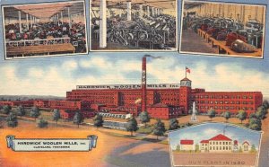 Cleveland Tennessee Hardwick Woolen Mills Factory Vintage Postcard AA72077