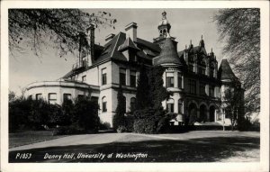 Seattle Washington WA University of Washington Real Photo Vintage Postcard