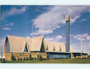 Unused 1950's CHURCH SCENE Salt Lake City Utah UT p3661