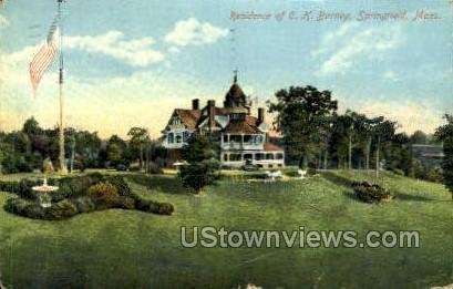 Residence of E.H. Barney - Springfield, Massachusetts MA