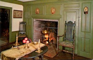 Vermont Shelburne The Shelburne Museum Prentis House Parlor Fireplace