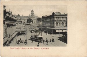 PC NEW ZEALAND, AUCKLAND, PUBLIC LIBRARY, ART GALLERY, (B41401)