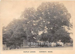 Maple Lodge - Conway, MA