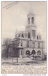 Exterior, Court House, Springfield, Massachusetts, PU-1905