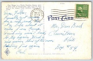 US Army Postcard -  82nd Airborne Division - Fort Bragg - 1941