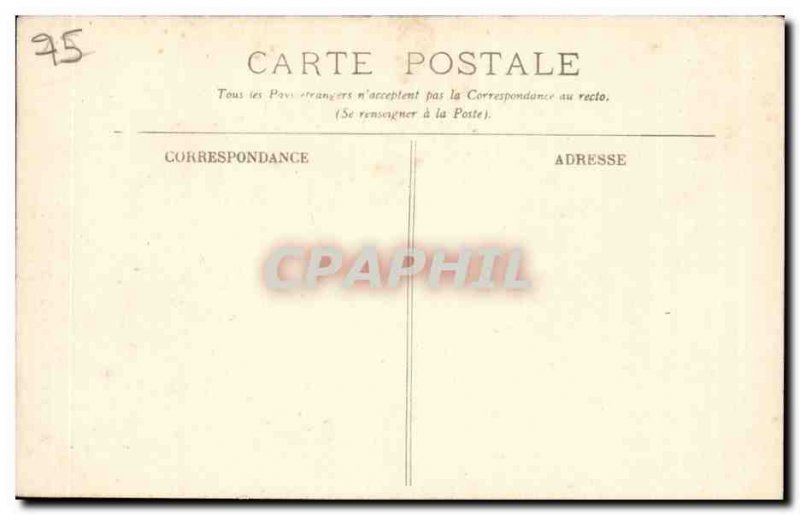 Old Postcard Paris Pantheon