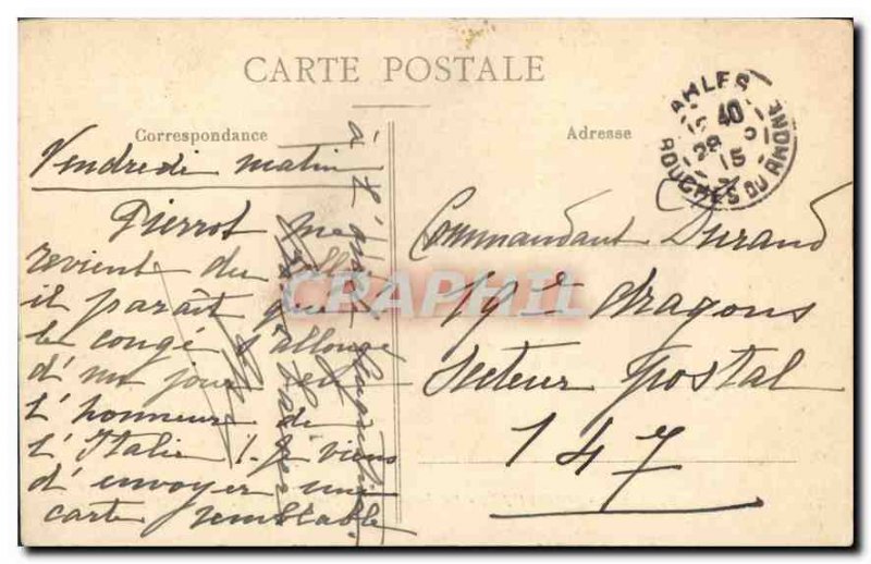 Postcard Old Marseille The Corniche The Prophet