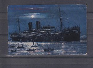 P & O STEAM NAVIGATION COMPANY,  MOLDAVIA  c1925 ppc., unused.