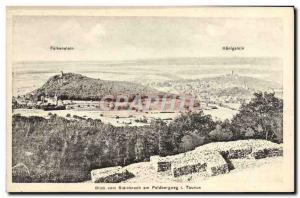 Old Postcard Blick vom Steinbruch am Feldbergweg