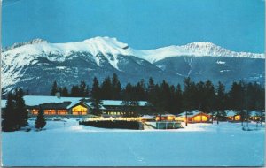 Canada Jasper Park Lodge Canadian Rockies Chrome Postcard 03.60