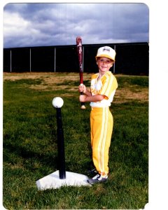 Photograph, Little Boy Playing T Ball, 1970's