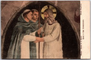 Firenze Museu Di S. Marco Gesu E Due Domenicani Florence Italy Postcard