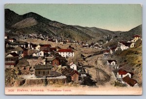 J92/ Bisbee Arizona Postcard c1910 Homes Tombstone Canon  25