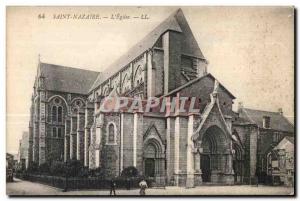 Postcard Old St. Nazaire The Church