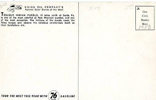 NM - Tesuque Indian Pueblo  (Union Oil/76)