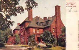 Residence of Jas J Hill Residence of Jas J Hill  - St. Paul, Minnesota MN Pos...