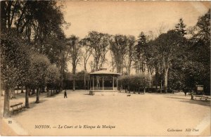 CPA Noyon - Le Cours et le Kiosque de Musique (1032349)