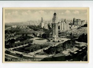 289309 ARGENTINA BUENOS AIRES Plaza Britanica Vintage photo postcard