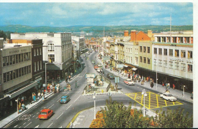 Somerset Postcard - The Parade & North Street - Taunton - Ref 21102A