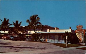 Sarasota Florida FL Motel 1950s-60s Postcard