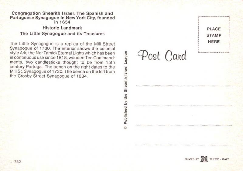 Congregation Shearith Israel - New York City