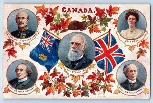 Canada Postcard Governor General Lord Royal Britain Flag 1910 Oilette Tuck Art