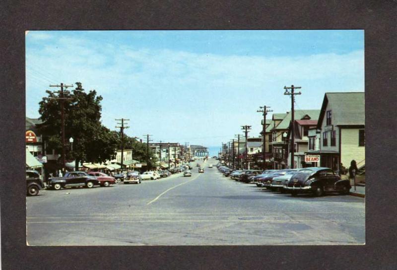 ME Beano Hall St Margaret's Church Old Orchard Beach Maine Postcard Amusement Pk