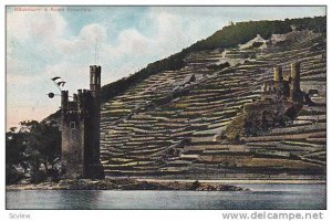 Mauseturm & Ruine Ehrenfels, Hesse, Germany, 1900-1910s