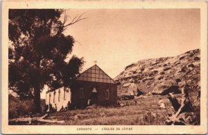 South Africa Lessouto Church Vintage Postcard 09.21