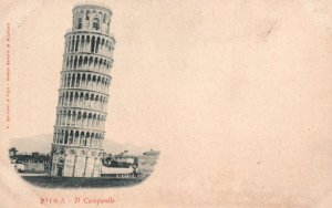 Vintage Postcard Pisa II Campanile Freestanding Bell Tower Cathedral Italy