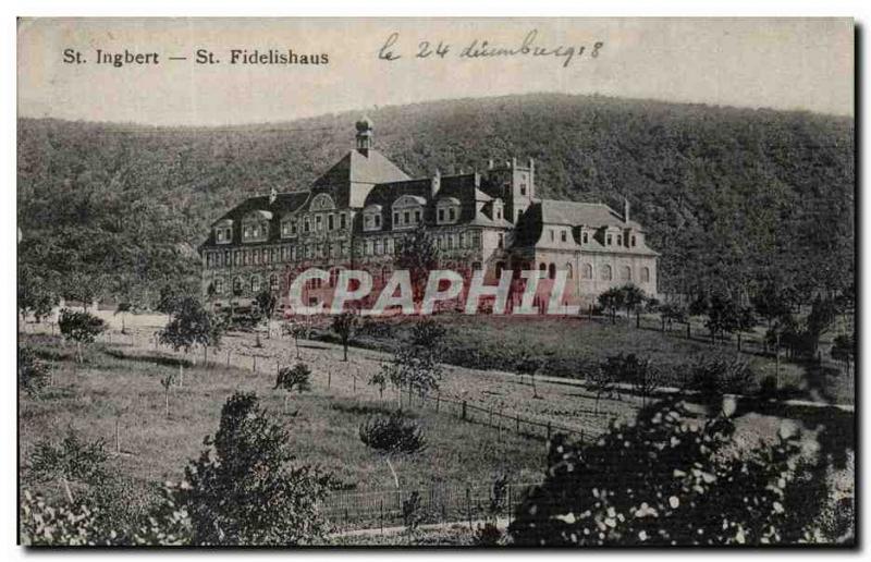 Old Postcard St Ingbert St Fidelishaus