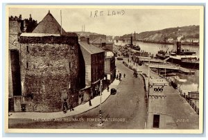 c1940's The Quay and Reginald's Tower Waterford Ireland Photo-Type Postcard