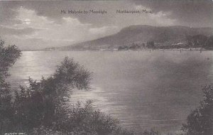 Massachusetts Northamton Mt Holyoke By Moonlight Albertype