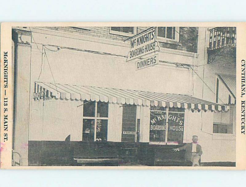 1930's MCKNIGHT'S BOARDING HOUSE Cynthiana By & Lexington KY