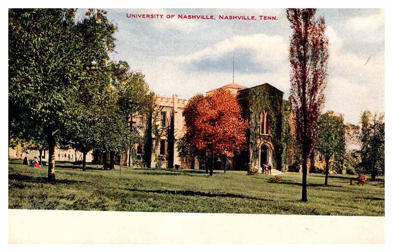 Postcard SCHOOL SCENE Nashville Tennessee TN AQ8861