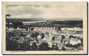 Old Postcard Oppenheim Rhein Blick vom Ernst Ruprechsturm