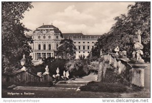 Germany Wuerzburg Hofgarten und Residenz Real Photo