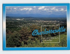 Postcard Mr. Jefferson's Country, Charlottesville, Virginia