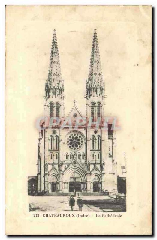 CPA Châteauroux Indre la Cathédrale 