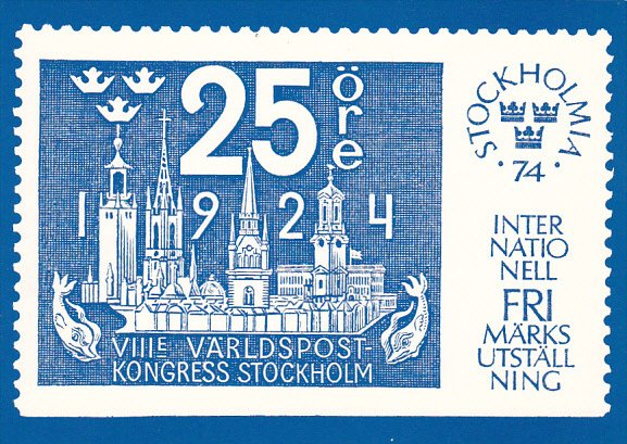 Stamps Of Sweden 1974 Stockholm Issue
