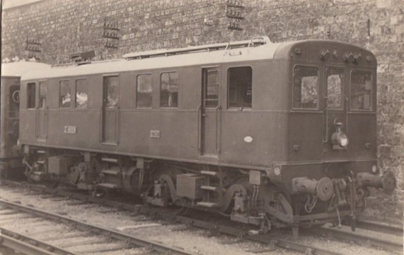 RPPC Postcard Railroad Train St Germain En Gare Near Paris France