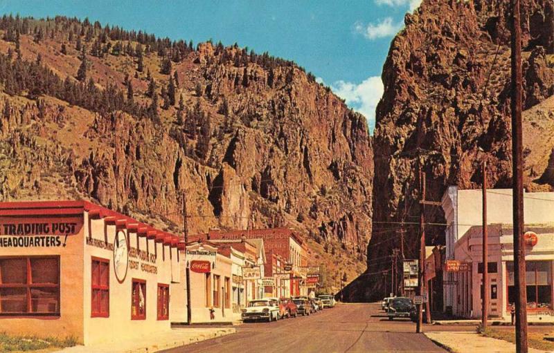 Creede Colorado Pioneer Mining Town Street View Vintage Postcard K55672