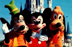 Walt Disney World Goofy Mickey Mouse and Pluto